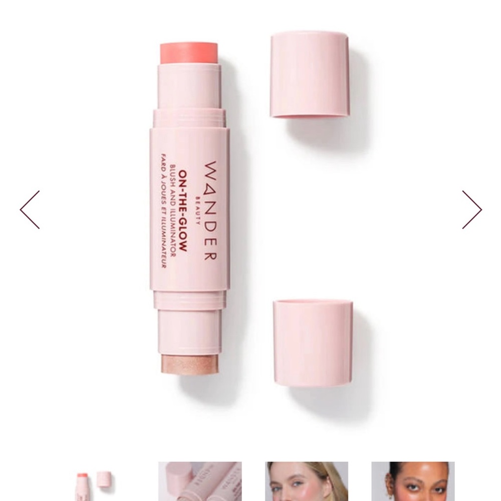 Wander Beauty On-the-Glow Blush and Illuminator - Coral Pink